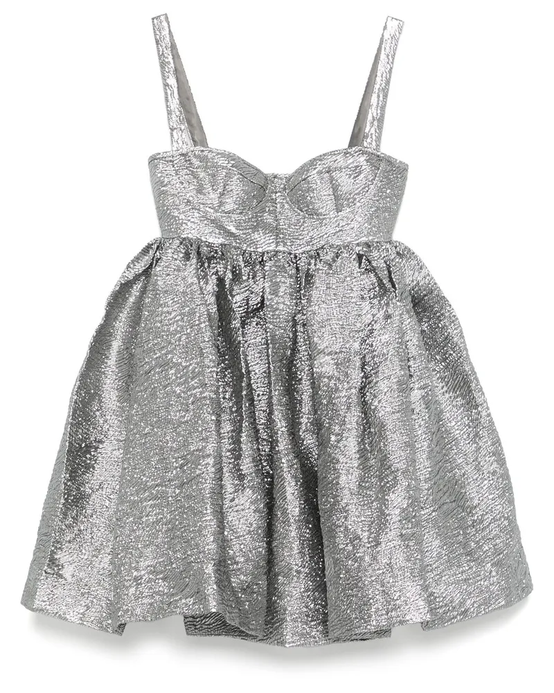 Cecilie Bahnsen Onique Minikleid - Silber Silber