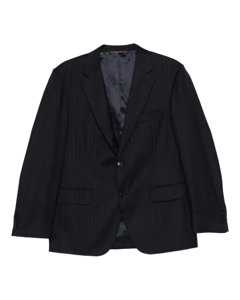 Canali Anzug mit Nadelstreifen - Blau Blau