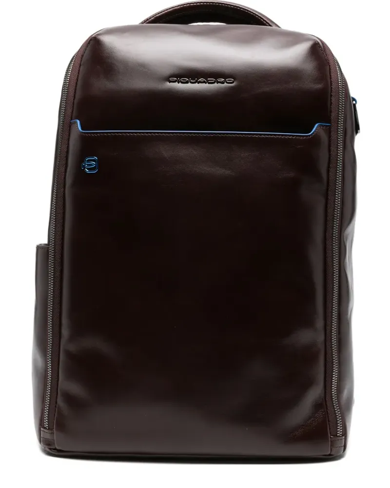 Piquadro Rucksack mit Reißverschluss - Braun Braun