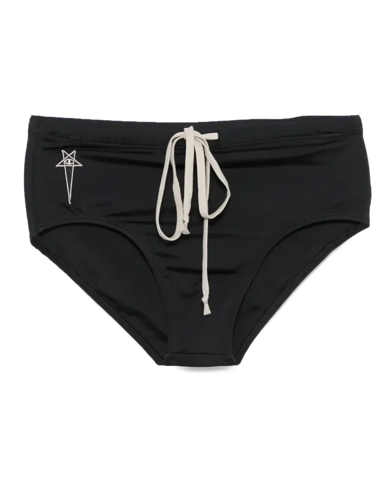 Rick Owens x Champions Badehose - Schwarz Schwarz