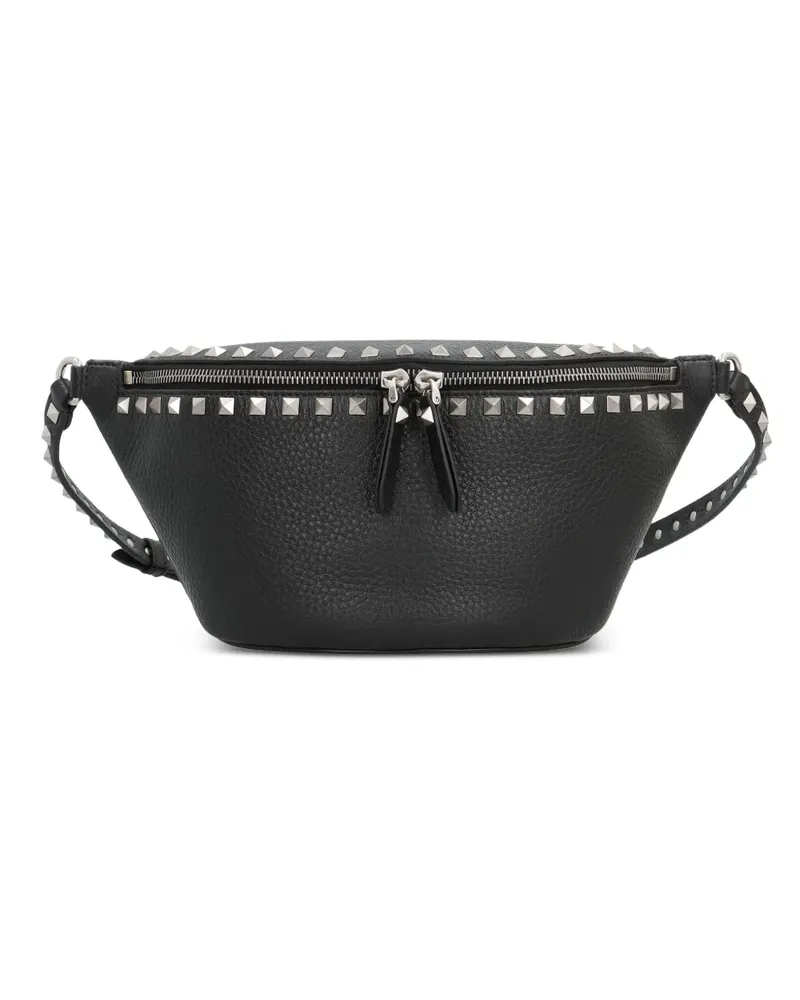 Valentino Garavani Gürteltasche aus gekörntem Leder - Schwarz Schwarz