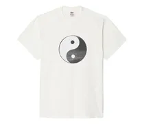 T-Shirt mit Yin-Yang-Print