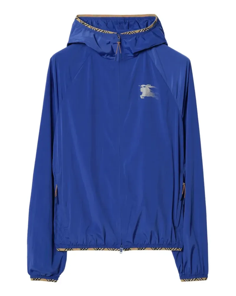 Burberry nylon hooded jacket - Blau Blau