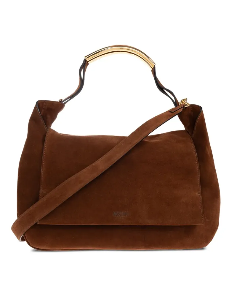 Moschino Umhängetasche mit Henkeldetail - Braun Braun
