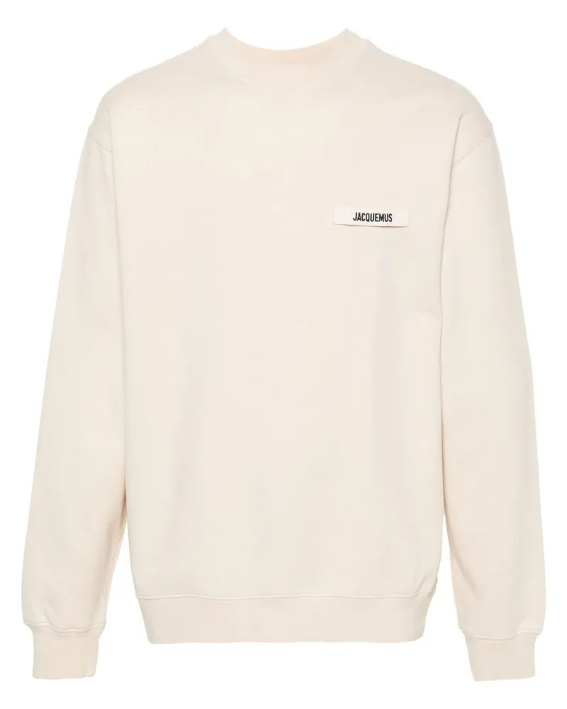 Jacquemus Le Sweatshirt Gros Grain Oberteil Nude