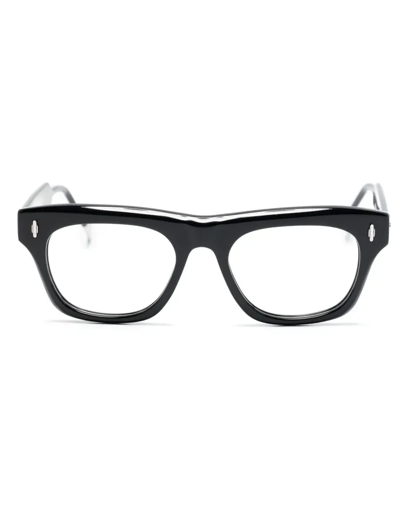 Eyepetizer Eckige Brille aus Acetat - Schwarz Schwarz
