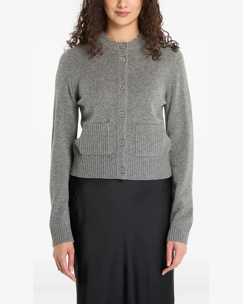 Samsøe & Samsøe patch-pocket cardigan - Grau Grau