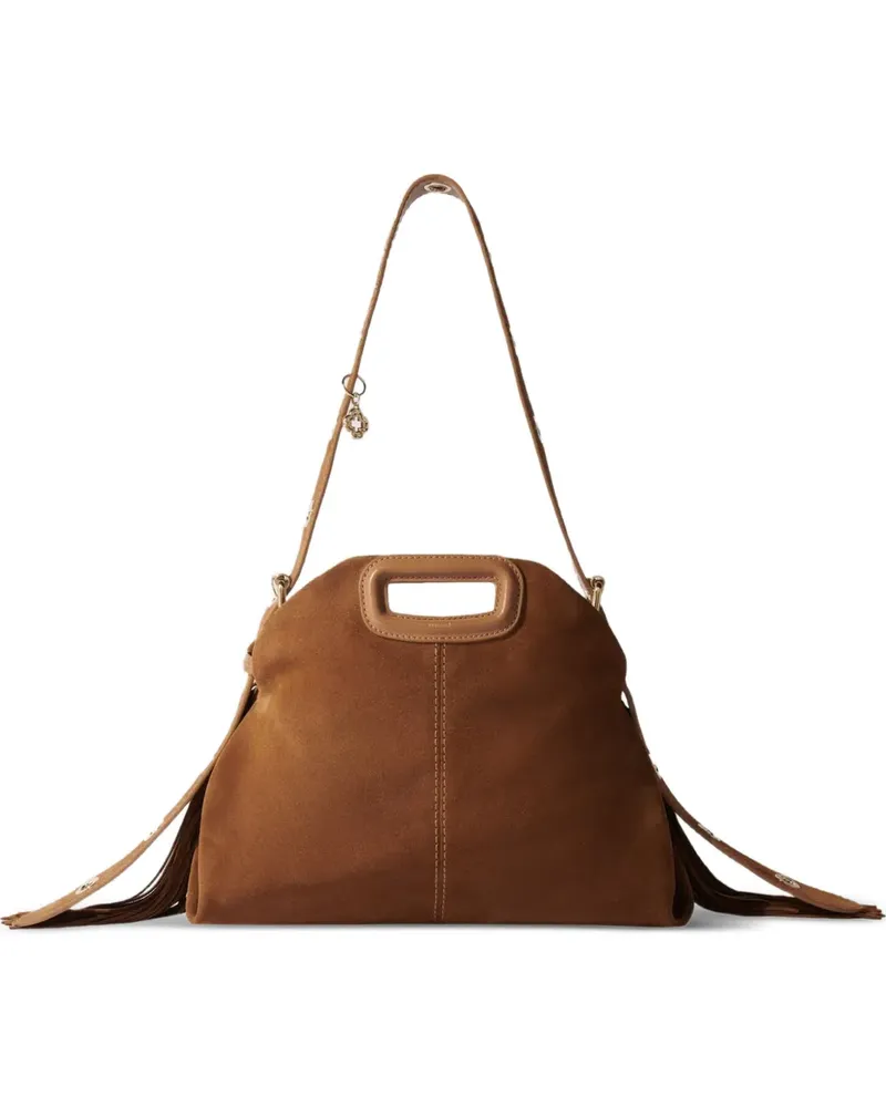 Maje Miss M fringed shoulder bag - Braun Braun