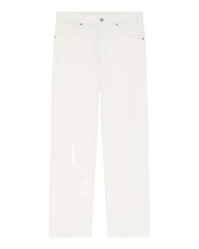 Drôle de Monsieur cotton straight jean - Weiß Weiß