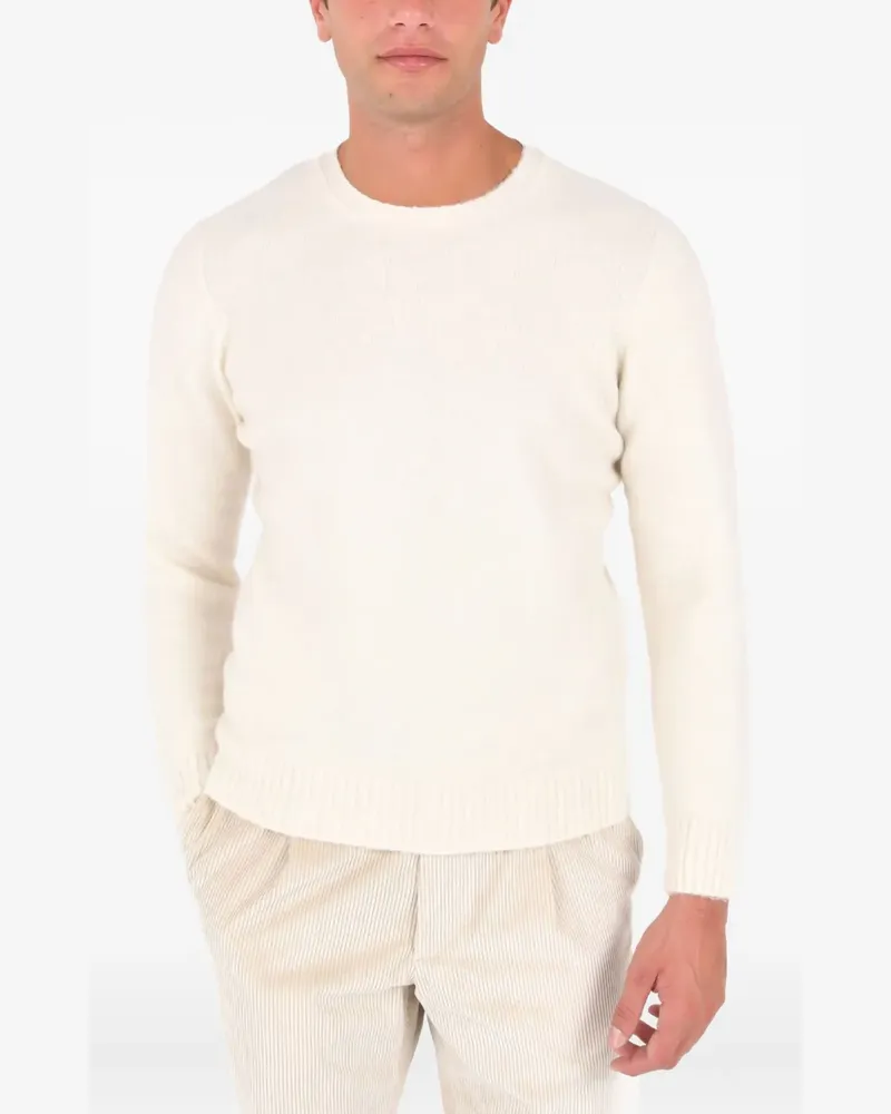 Drumohr  Pullover mit Rundhalsausschnitt - Nude Nude