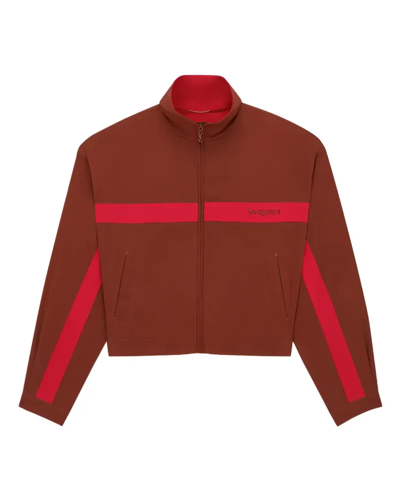 Saint Laurent Jacke mit Stickerei - Braun Braun