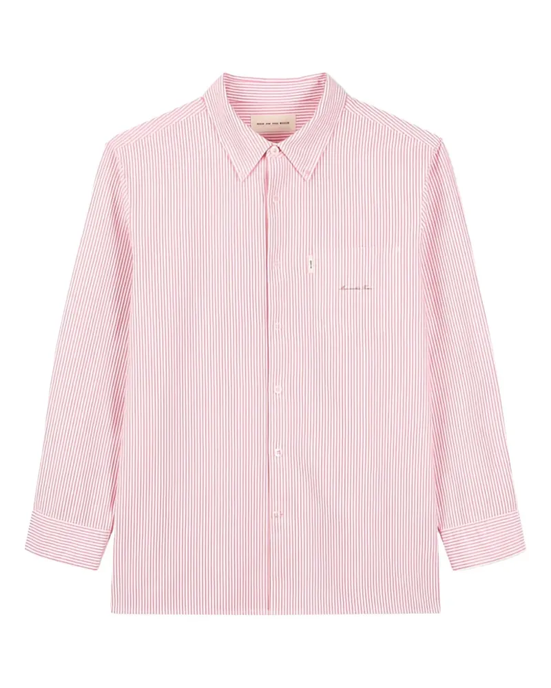 ManOnTheBoon Gestreiftes Hemd - Rosa Rosa