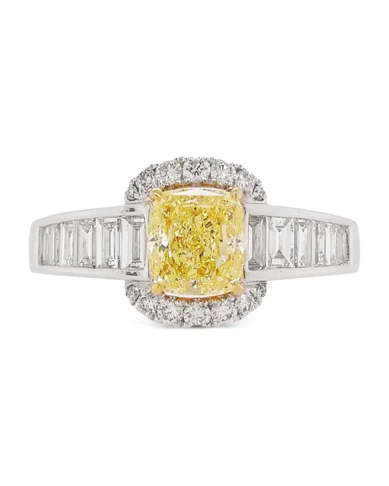 HYT Jewelry Ring aus Platin - Silber Silber