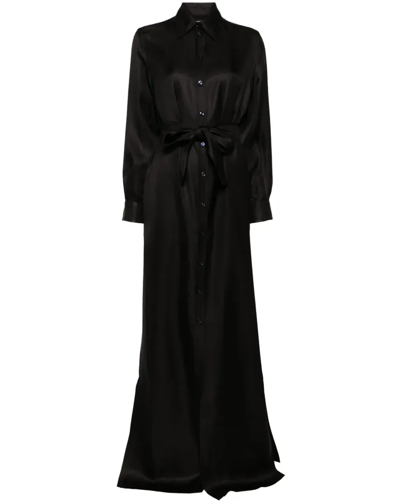Tom Ford Hemdkleid aus Seide - Schwarz Schwarz