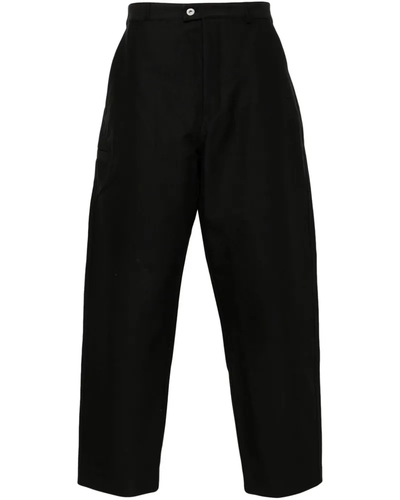 Kenzo Hose mit Tapered-Bein - Schwarz Schwarz