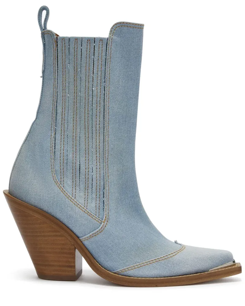 Ermanno Scervino Texan Stiefeletten 9.5mm - Blau Blau