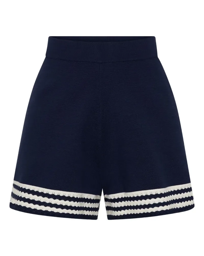 Rebecca Vallance Gestreifte Mayflower Shorts - Blau Blau