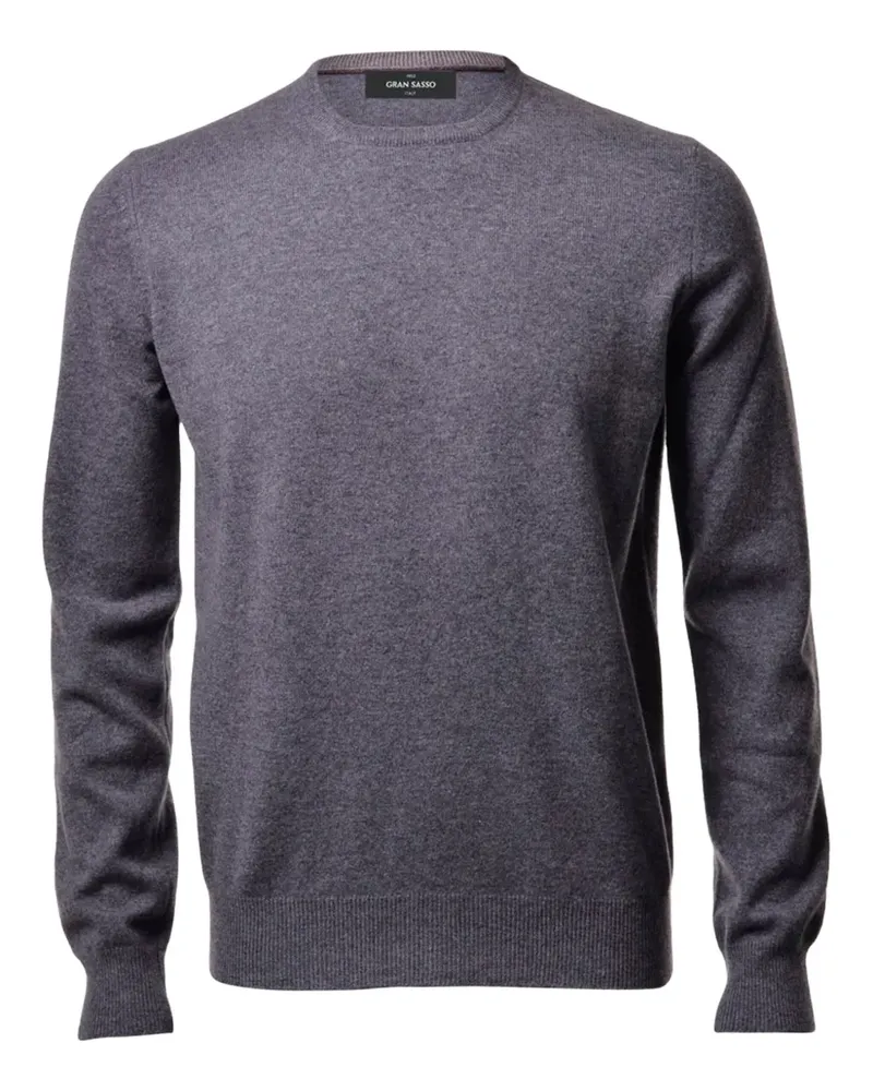 Gran Sasso Kaschmirpullover mit rundem Ausschnitt - Grau Grau