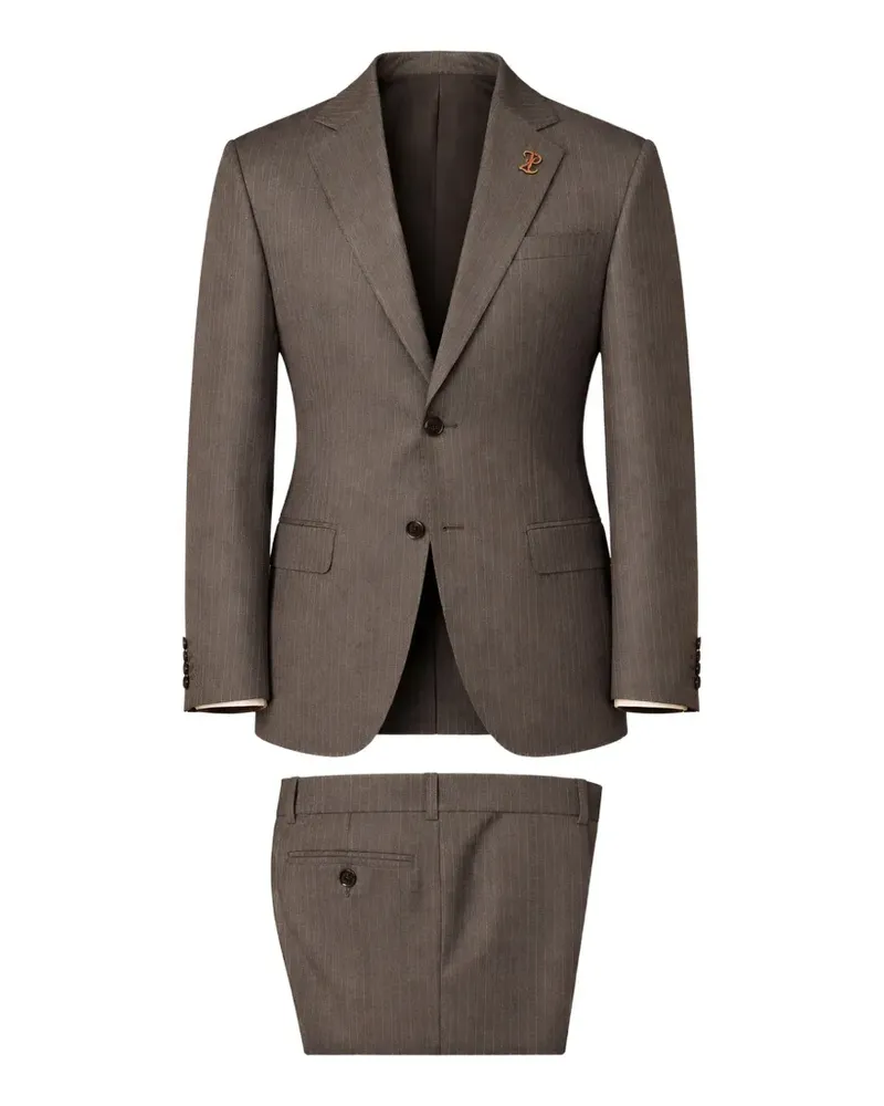 Pal Zileri pinstripe-pattern single-breasted suit - Grau Grau