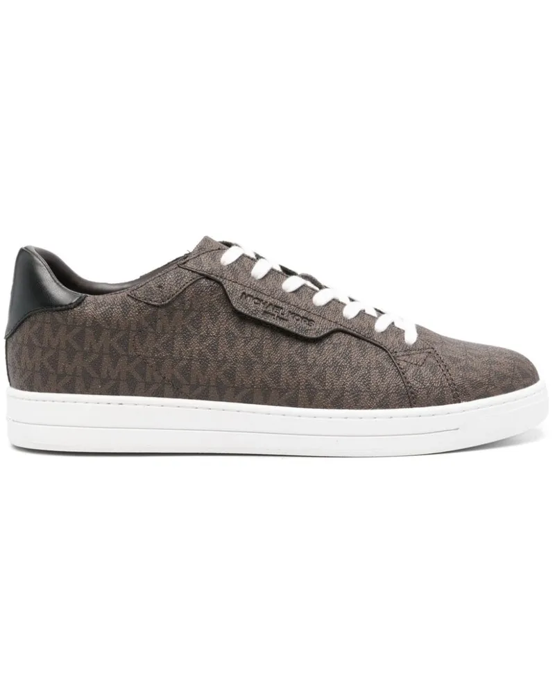 Michael Kors Keating Sneakers mit Monogrammmuster - Braun Braun