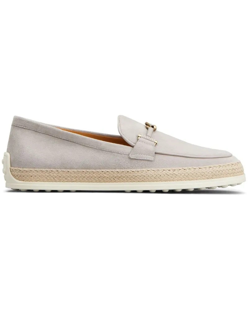 TOD'S Gomma Loafer - Grau Grau
