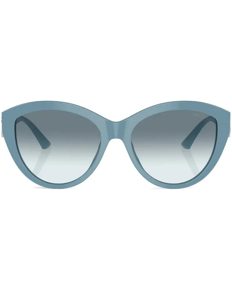 Jimmy Choo Sonnenbrille mit Cat-Eye-Gestell - Blau Blau