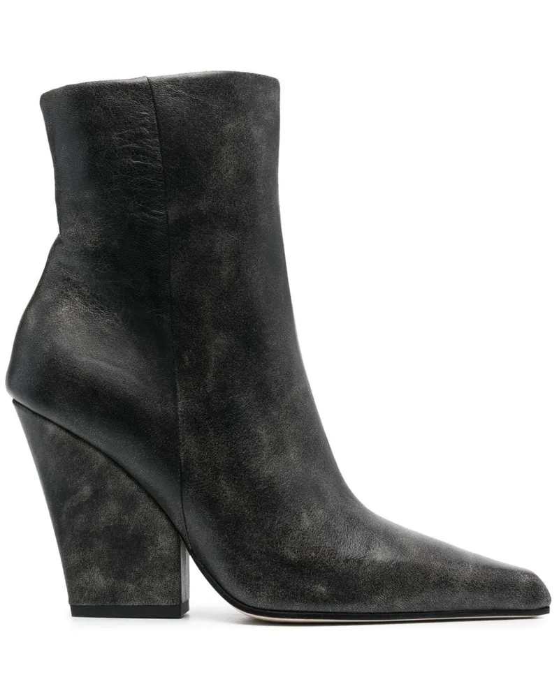 Paris Texas Stiefeletten mit spitzer Kappe - Schwarz Schwarz