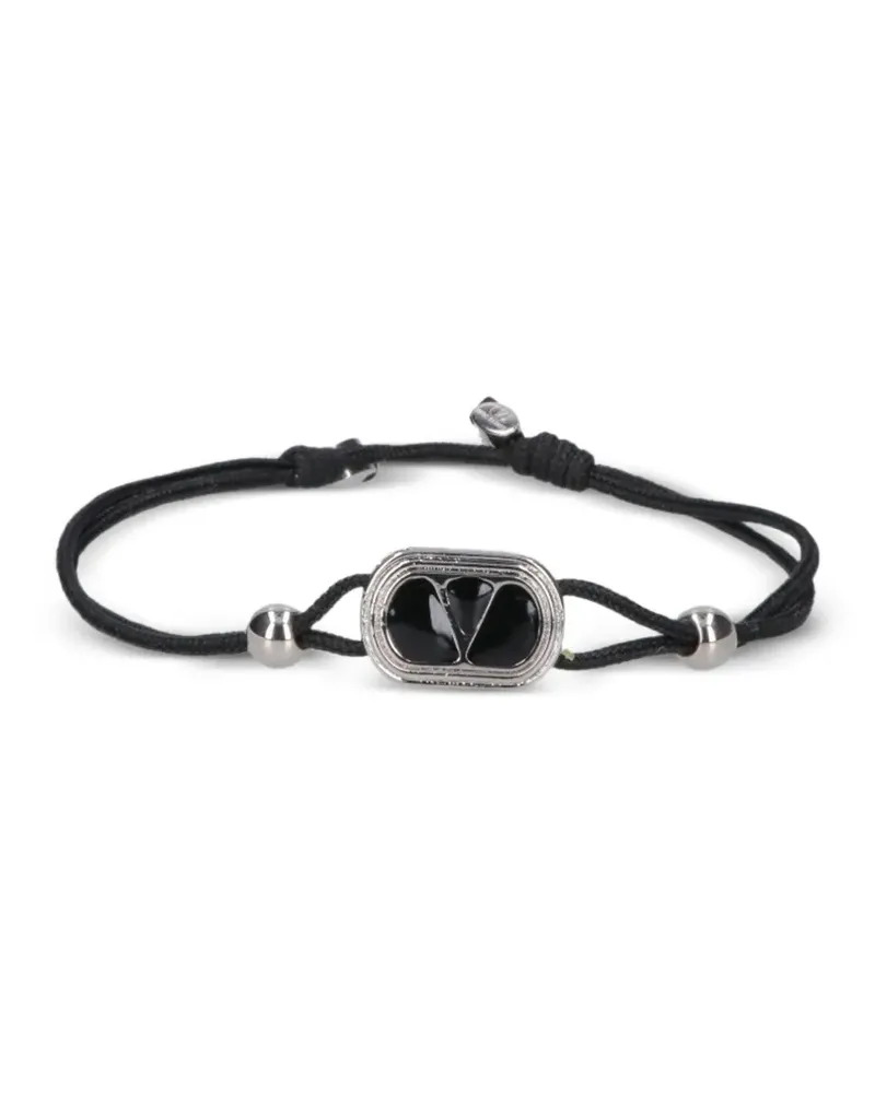 Valentino Garavani Ovalette logo signature bracelet - Schwarz Schwarz