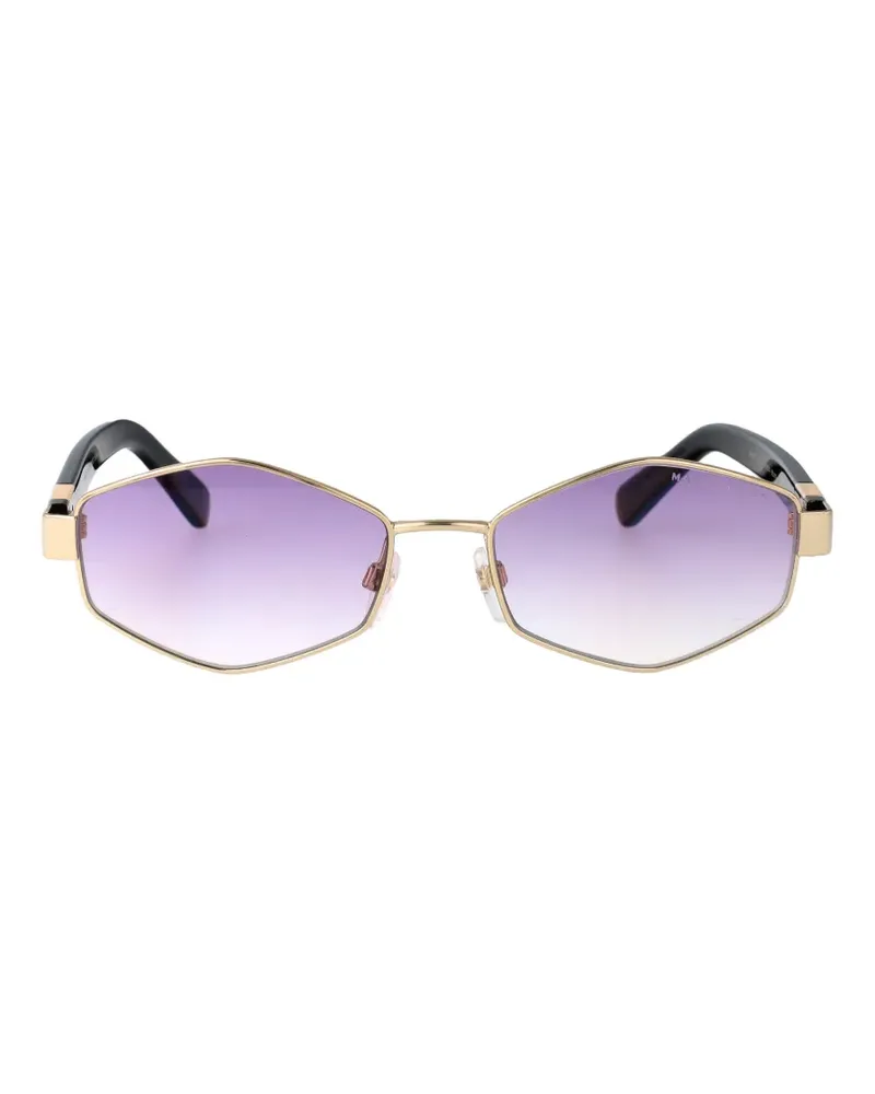 Marc Jacobs geometric-frame sunglasses - Gold Gold