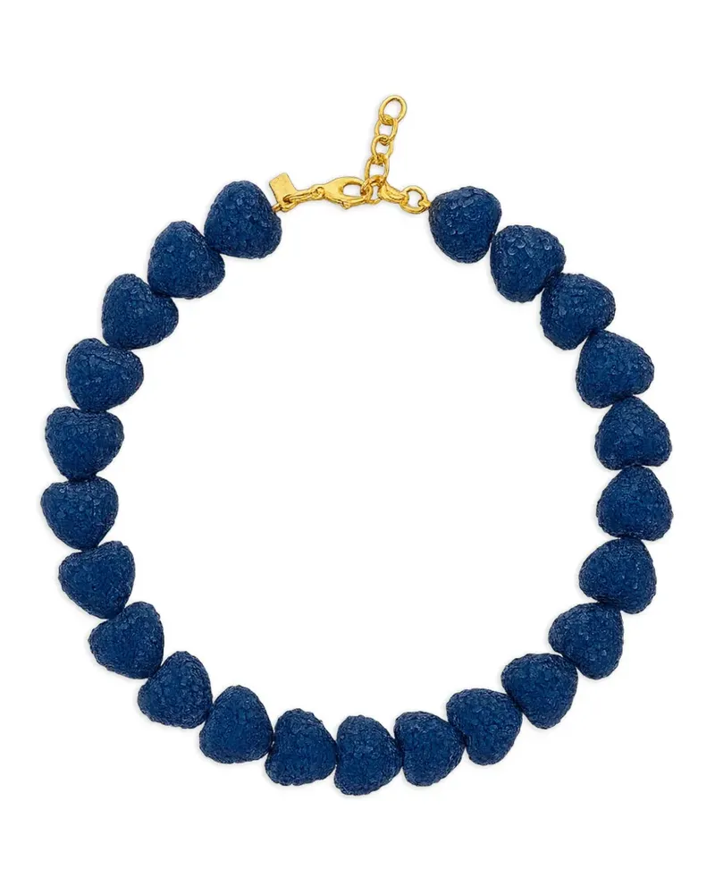 CRYSTAL HAZE Jelly Heart Halskette - Blau Blau