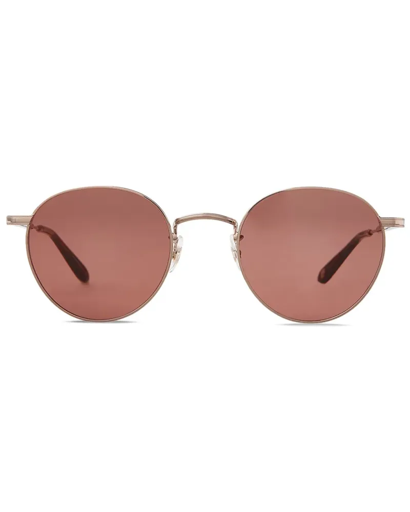 Garrett Leight Sonnenbrille mit rundem Gestell - Gold Gold
