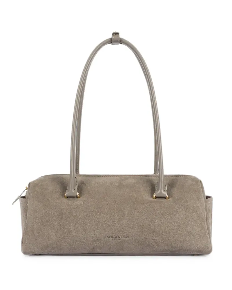 Lancaster East-West Tasche aus Wildleder - Grau Grau