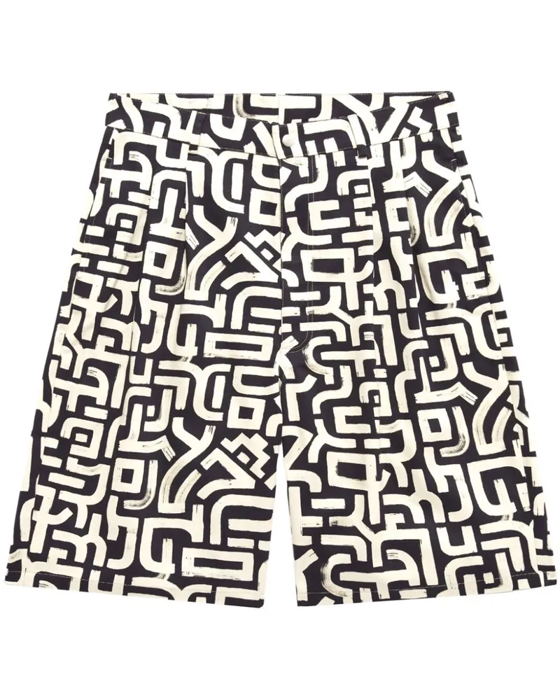 Marcelo Burlon | County of Milan AOP Bermudas mit Graffiti-Print Nude