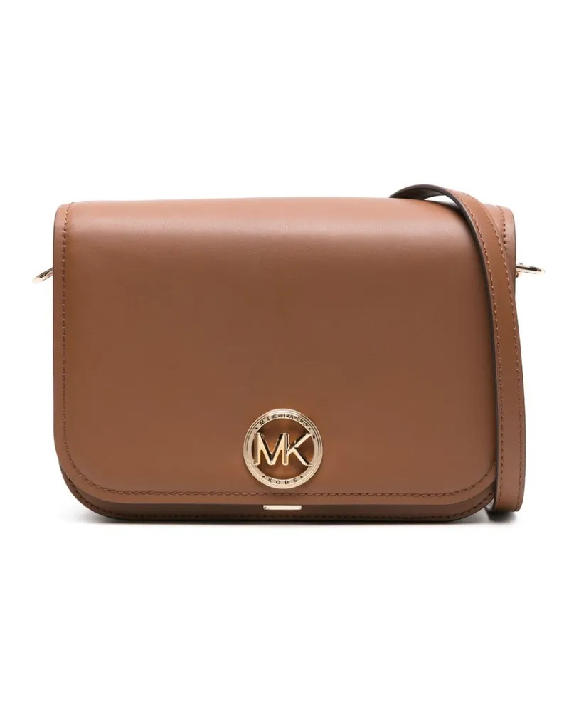 Michael Kors Mittelgroße Delancey Tasche - Braun Braun