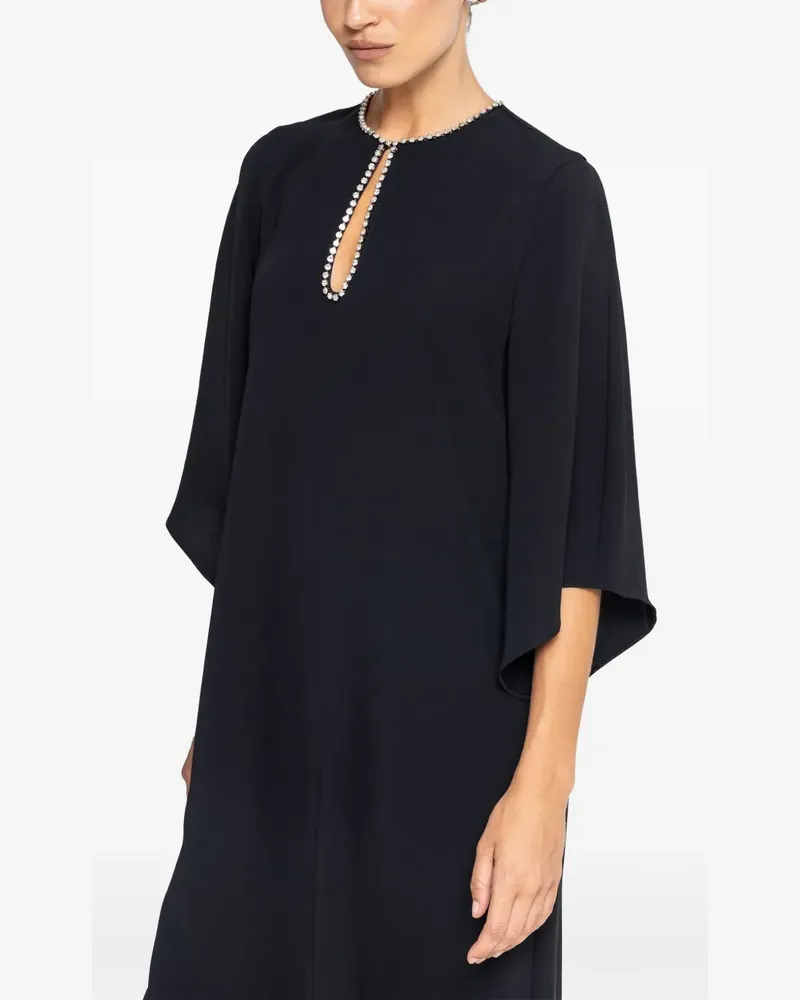 NISSA Midikleid mit Kristallen - Schwarz Schwarz