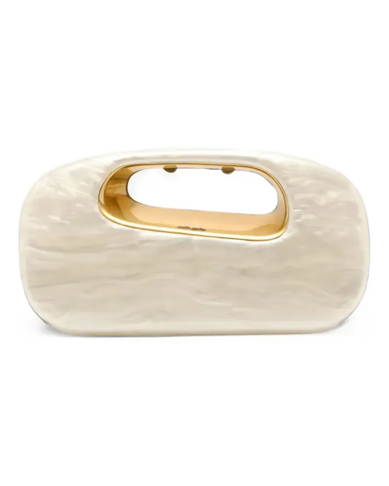 Cult Gaia Amara clutch bag - Nude Nude
