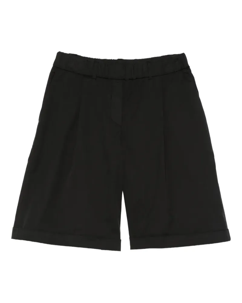 VIA MASINI 80 turn-up shorts - Schwarz Schwarz
