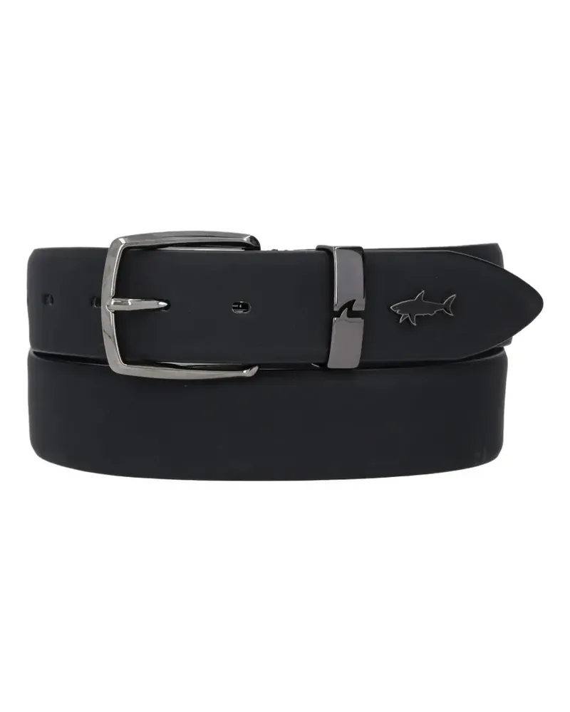 Paul & Shark shark-charm belt - Schwarz Schwarz