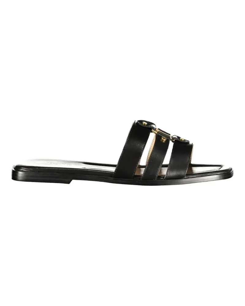 Twin-Set leather sandals - Schwarz Schwarz