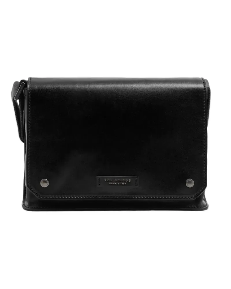 The Bridge Mattia leather briefcase - Schwarz Schwarz