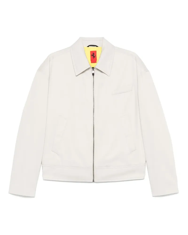 Ferrari Bomberjacke aus Gabardine - Nude Nude