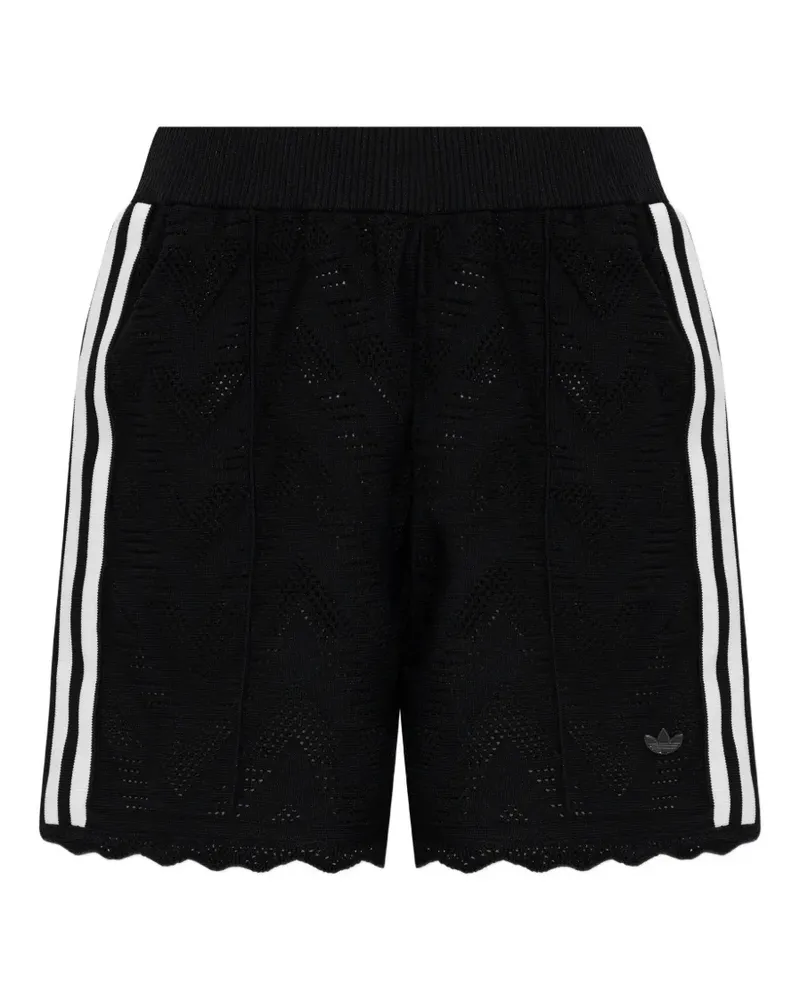 adidas Lockere Firebird Shorts - Schwarz Schwarz