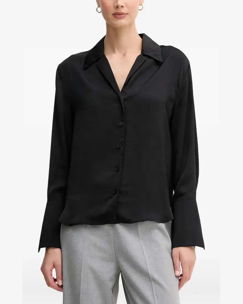 DKNY buttoned shirt - Schwarz Schwarz