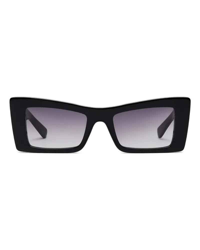 Stella McCartney Sonnenbrille mit eckigem Gestell - Schwarz Schwarz