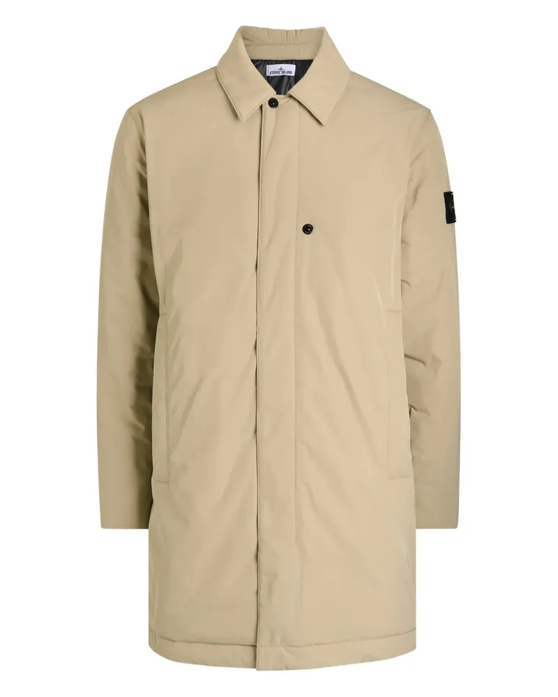 Stone Island padded twill coat - Nude Nude