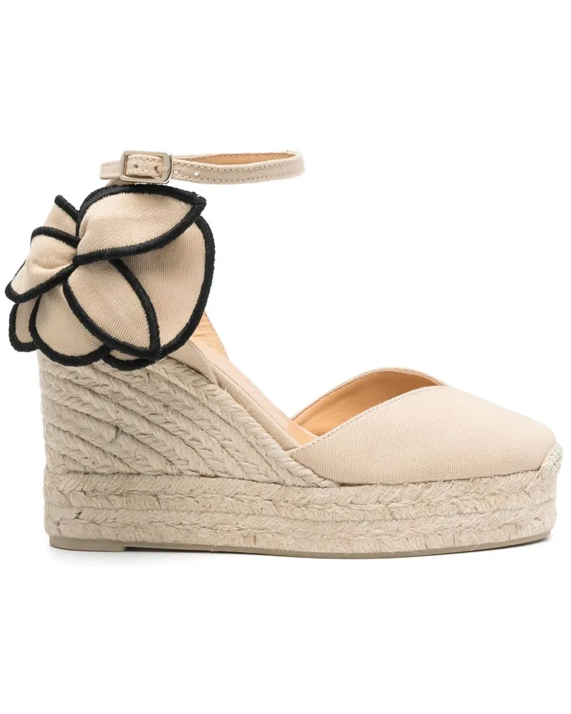 Castañer Coco Wedge-Sandalen 105mm - Nude Nude