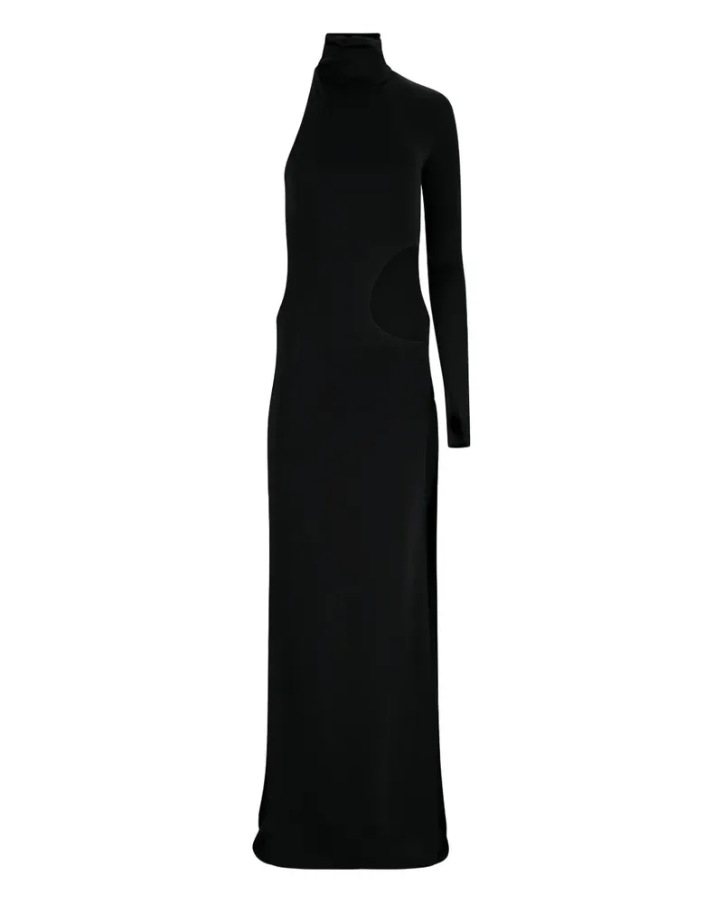 Alessandro Vigilante Maxikleid mit Cut-Outs - Schwarz Schwarz