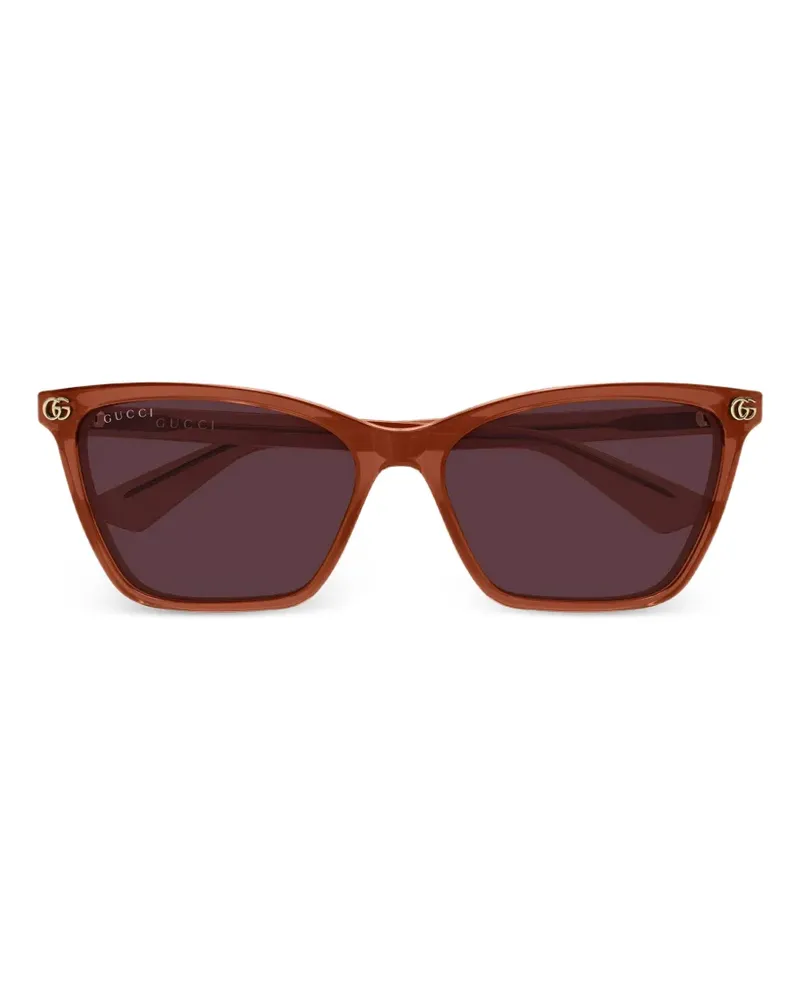 Gucci Double G cat-eye sunglasses - Braun Braun