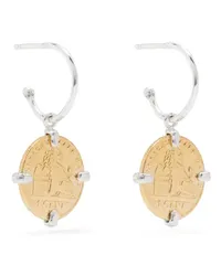 Wouters & Hendrix coin-embellished earrings Silber