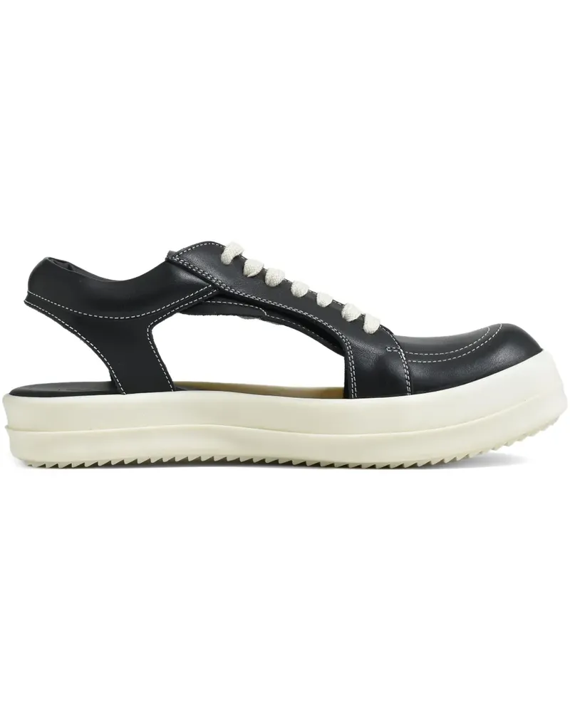 Rick Owens Sneakers mit Cut-Out - Schwarz Schwarz